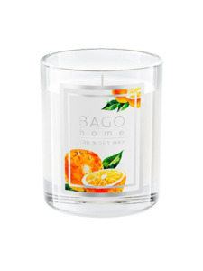 Сочный апельсин BGA0809, Свеча в стеклянном стакане / Bago Home