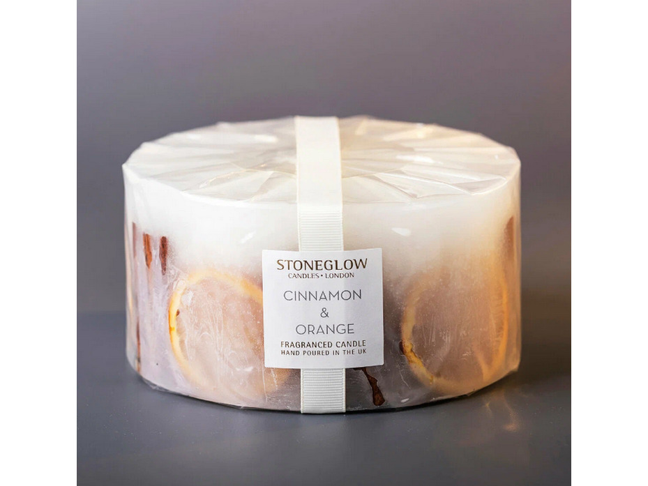 Корица и апельсины, Свеча ароматическая / StoneGlow