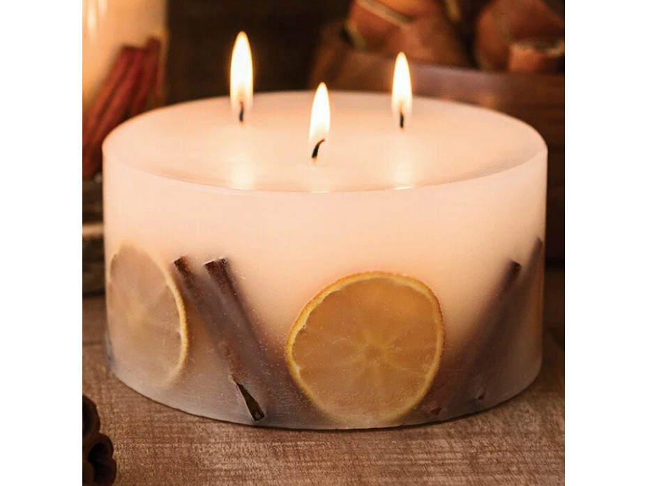 Корица и апельсины, Свеча ароматическая / StoneGlow