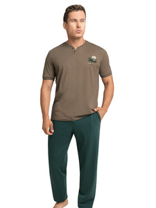 Пижама мужская, футболка и брюки MHP430310/2 / Clever