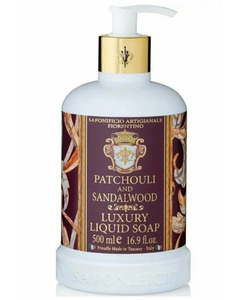 Жидкое мыло Patchouli and sandalwood с ароматом пачулей и сандолового дерева, 500 мл / Saponificio Artigianale Fiorentino