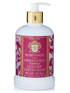 Жидкое мыло Rosewood and osmanthus с ароматом розового дерева и османтуса, 500 мл / Saponificio Artigianale Fiorentino