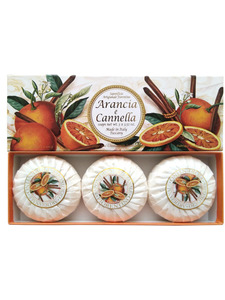 Мыло Orange and cinnamon с ароматом апельсина и корицы, 100 гр (3 шт) / Saponificio Artigianale Fiorentino