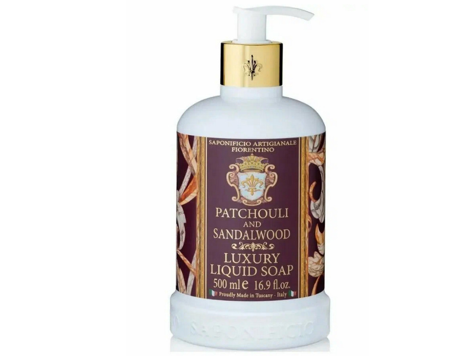 Жидкое мыло Patchouli and sandalwood с ароматом пачулей и сандолового дерева, 500 мл / Saponificio Artigianale Fiorentino