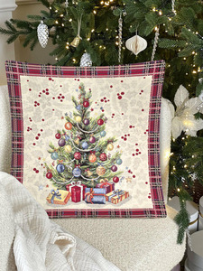 Наволочка декоративная 2413727 Елочка гобелен 45*45 / Le Gobelen