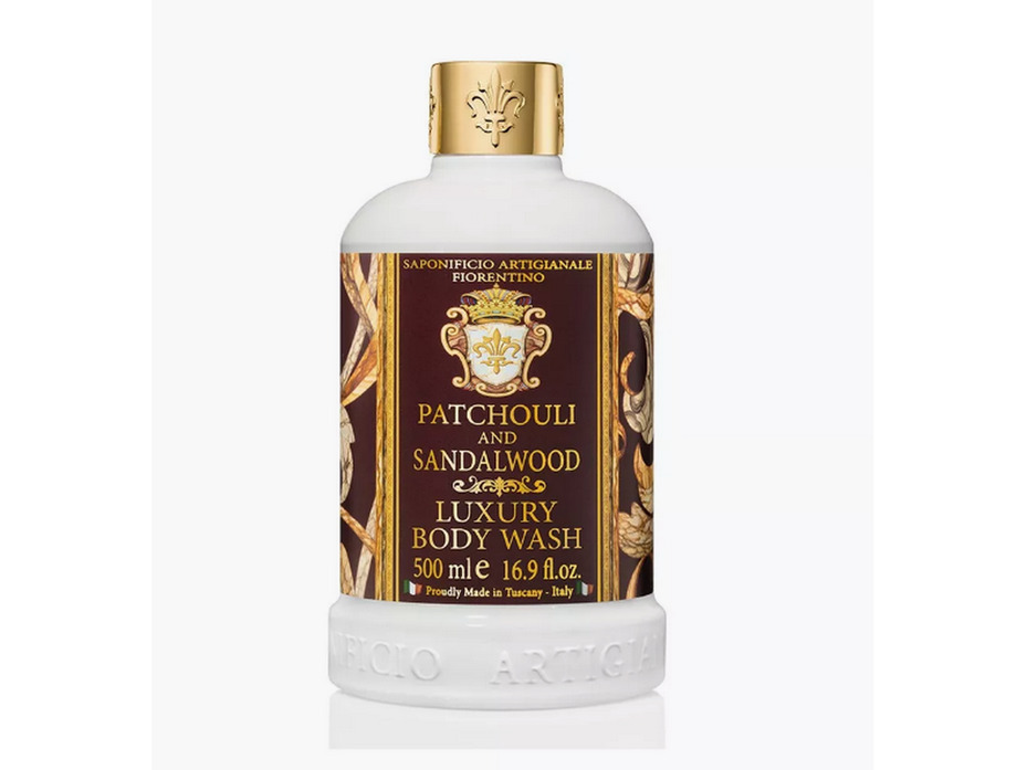 Гель для душа Patchouli and Sandaiwood с ароматом пучули и сандалового дерева, 500 мл / Saponificio Artigianale Fiorentino