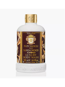 Гель для душа Patchouli and Sandaiwood с ароматом пучули и сандалового дерева, 500 мл / Saponificio Artigianale Fiorentino