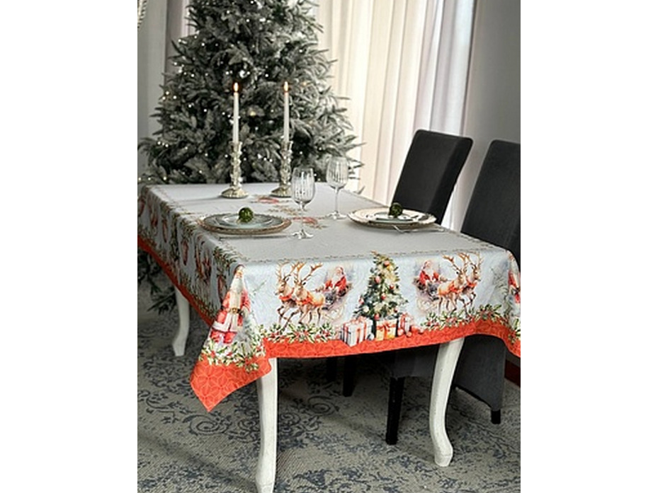 Скатерть Магия рождества хлопковая 145*200 / Bloomia