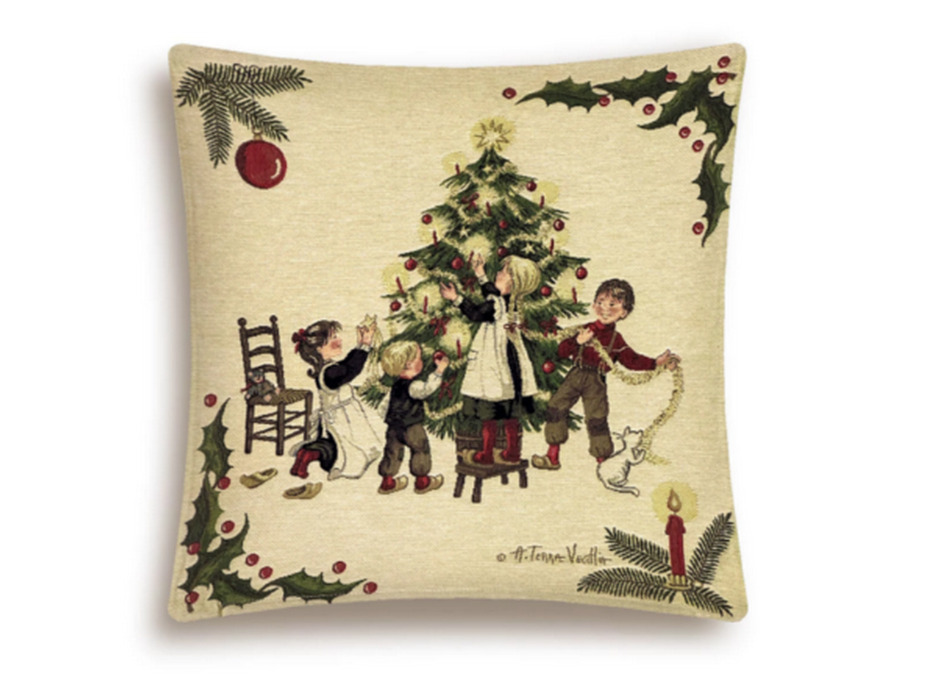 Наволочка декоративная 2414982 Бельгия гобелен 45*45 / Le Gobelin