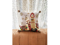 Наволочка декоративная Cheerful Llamas хлопковая 45*45 / Arya