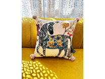 Наволочка декоративная Ethnic Zebra хлопковая 45*45 / Arya