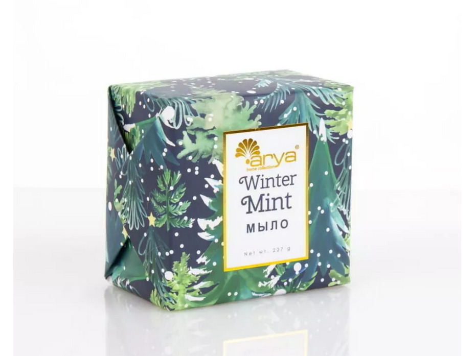 Мыло Winter mint с ароматом зимней свежести, 227 гр / Arya