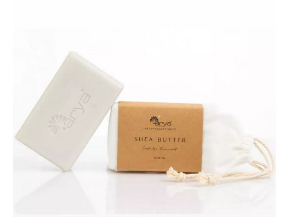 Мыло Shea butter с ароматом дерева ши, 150 гр / Arya