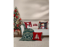 Наволочка декоративная Frosty friends Белые мишки полиэстер 45*45 / Arya