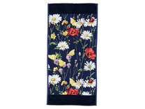 Полотенце Daisy field blue шенилл 75*150 / Feiler