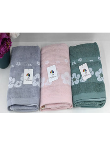 Полотенце 3005363 Цветок махровое 50*90 / 7-я