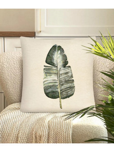 Наволочка декоративная 2412679 Скандинавские растения Лист гобелен 45*45 / Le Gobelin