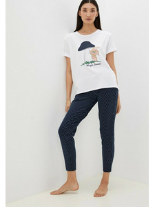 Пижама женская, футболка и брюки 1183 / Cleo Пижама женская, футболка и брюки 1183 / Cleo