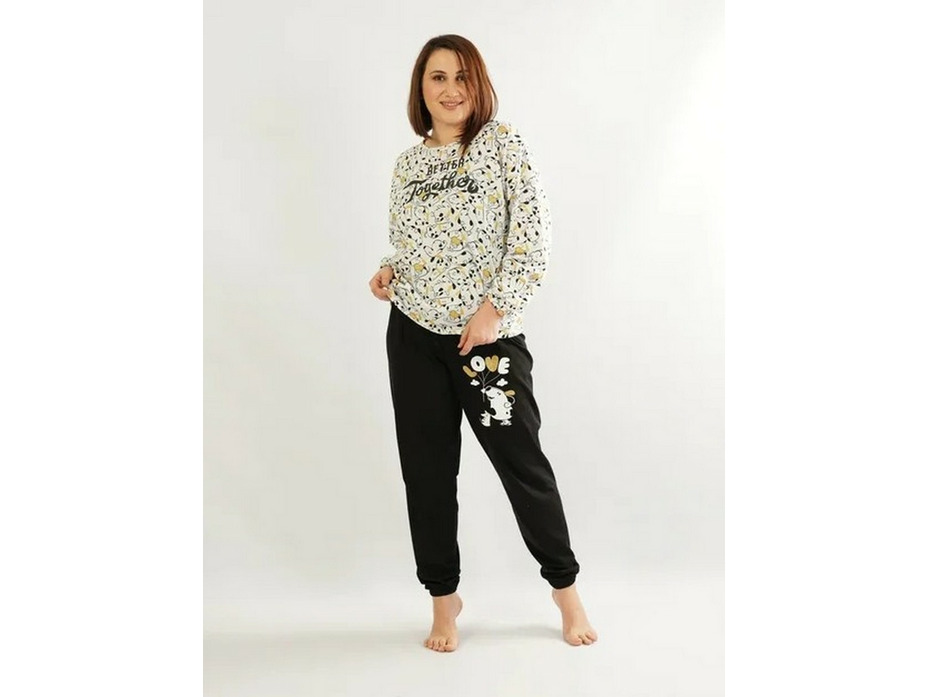 Пижама домашняя, лонгслив и брюки 103046 2839 Друзья / Vienetta Пижама домашняя, лонгслив и брюки 103046 2839 Друзья / Vienetta