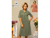 Халат женский на пуговицах S24565 / Cocoon Халат женский на пуговицах S24565 / Cocoon