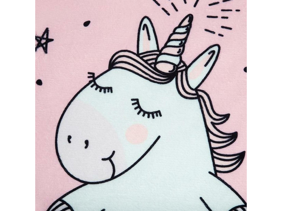 Плед 6948929 Unicorn флисовый 100*100 / Крошка Я