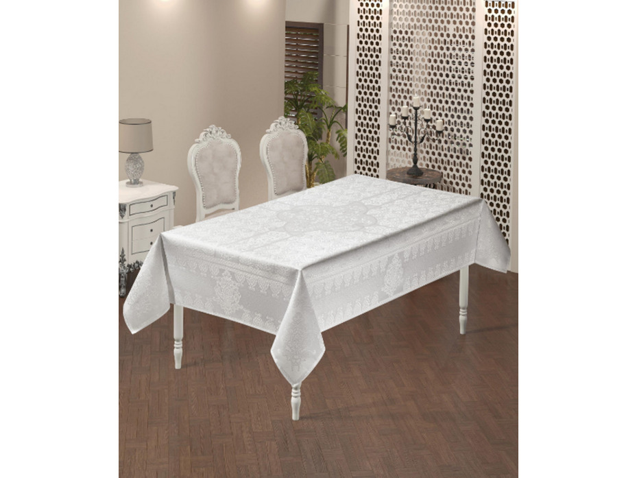 Скатерть 10666 Venture с жаккарадовым рисунком 160*220 / Do&Co