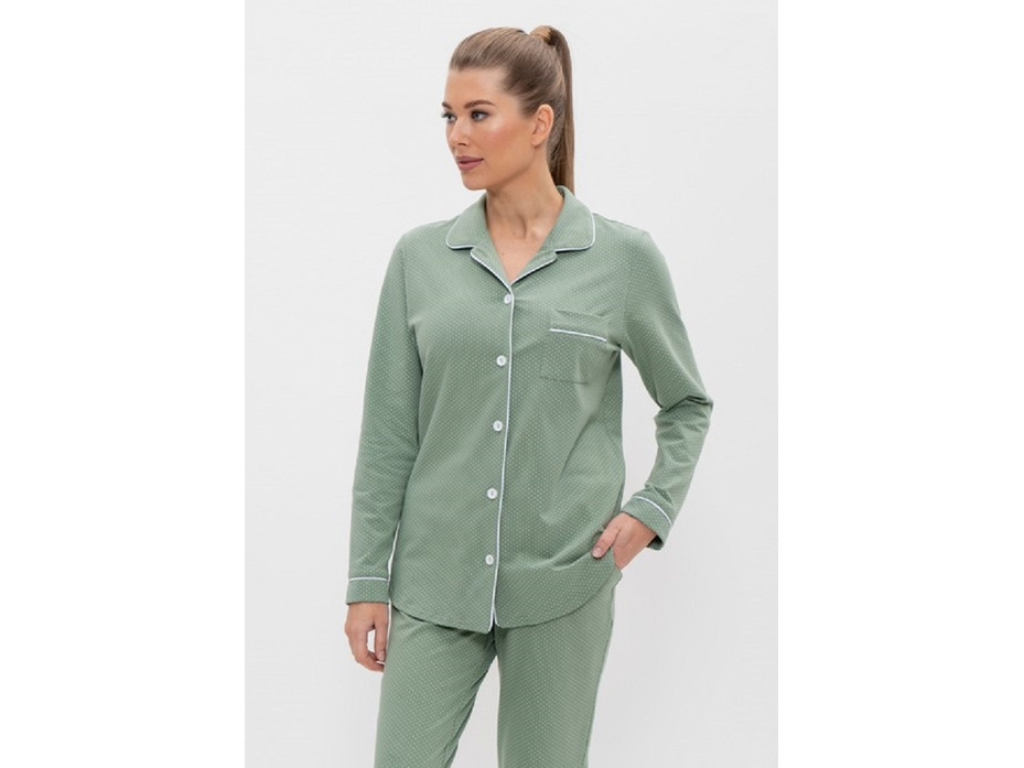 Пижама женская, рубашка и брюки 1127 / Cleo