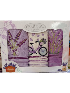 Набор полотенец Gursan cotton delux махровые (30*50, 3 шт) / Activ