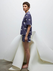 Пижама женская, рубашка и шорты 40215 Dog-ia / Hays