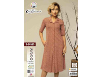 Халат женский на пуговицах S24565 / Cocoon Халат женский на пуговицах S24565 / Cocoon