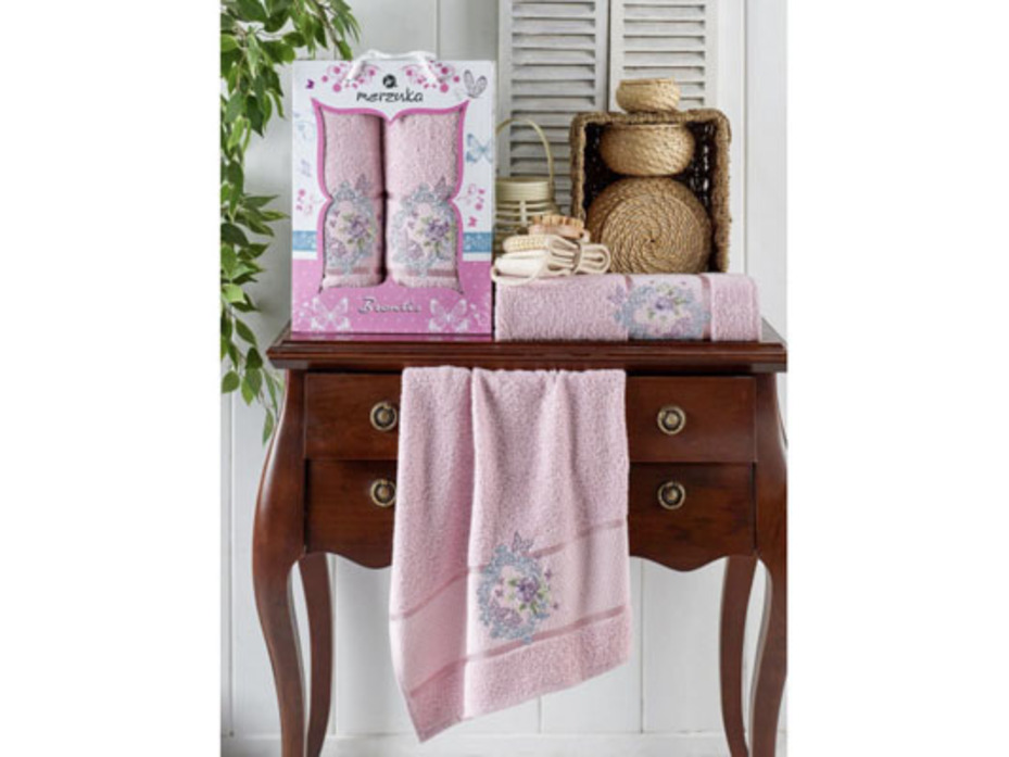 Набор полотенец Brentis махровые в подарочной упаковке (50*90, 70*140) / Meteor