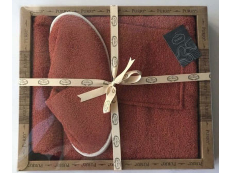 Набор для сауны Swan Elegance махровый 3 пр. в коробке / Karven