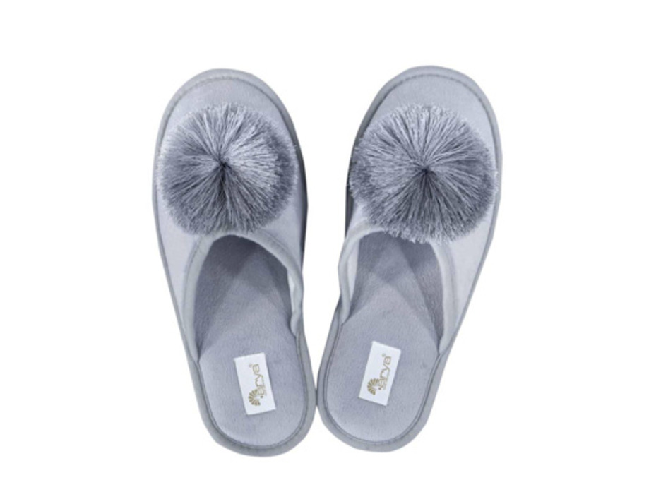 Тапочки с помпоном женские закрытые Riana / Arya Тапочки с помпоном женские закрытые Riana / Arya
