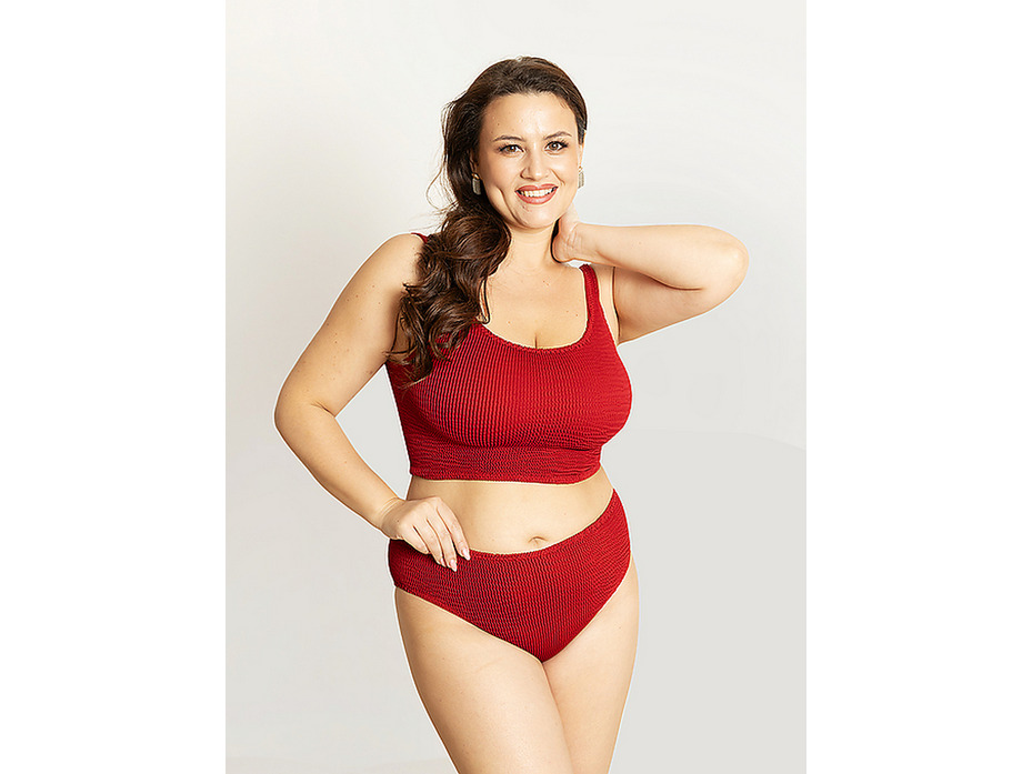 Трусы купальные женские Braguita alta Красный / Calamoon