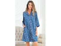 Халат-рубашка женский 7077 Stars / Mia-Amore Халат-рубашка женский 7077 Stars / Mia-Amore