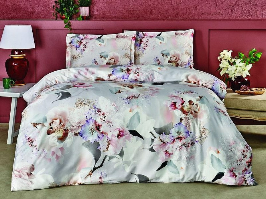 Постельное белье Evander сатин Евро сп / Tac Постельное белье Evander сатин Евро сп / Tac