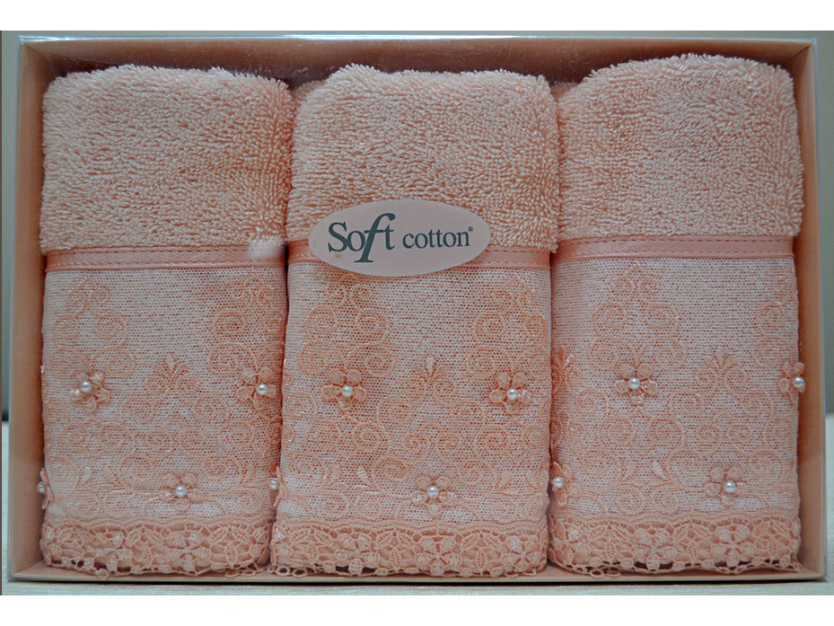 Набор полотенец Selen махровые (32*50, 3 шт) / Soft Cotton Набор полотенец Selen махровые (32*50, 3 шт) / Soft Cotton
