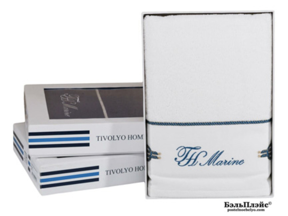 Полотенце Anchor махровое в коробке 50*100 / Tivolyo Home Полотенце Anchor махровое в коробке 50*100 / Tivolyo Home