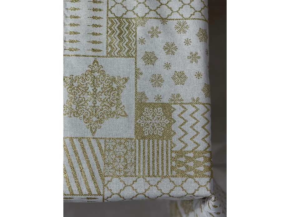 Скатерть Shivery gold Хрупкое золото 160*220 / Tia