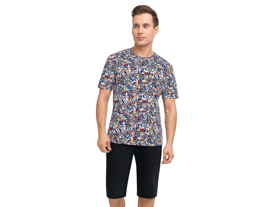 Пижама мужская, футболка и шорты MHP520111/1 / Clever