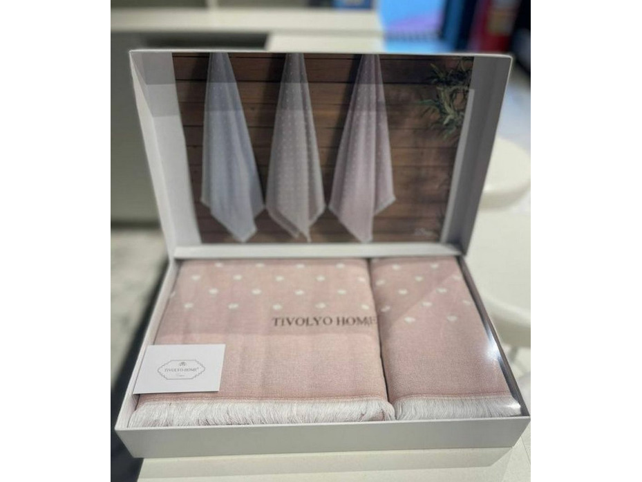 Набор полотенец Drop махровые (50*100, 75*150) / Tivolyo Home