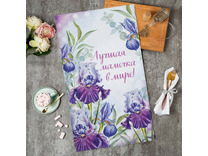 Полотенце 4682706 Лучшая мамочка в мире саржа 40*73 / Этель