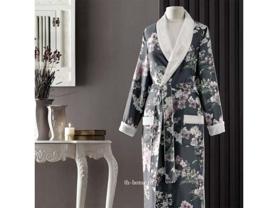 Халат женский Lavinia сатиновый / Tivolyo Home Халат женский Lavinia сатиновый / Tivolyo Home