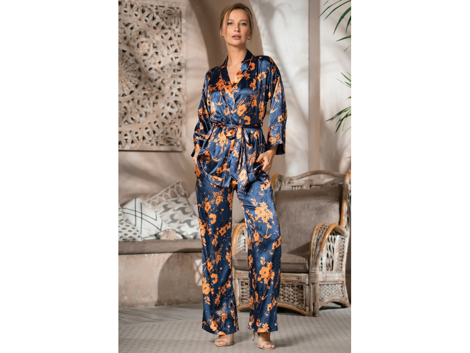 Пижама женская, топ, жакет и брюки 3826 Qiara / Mia-Amore