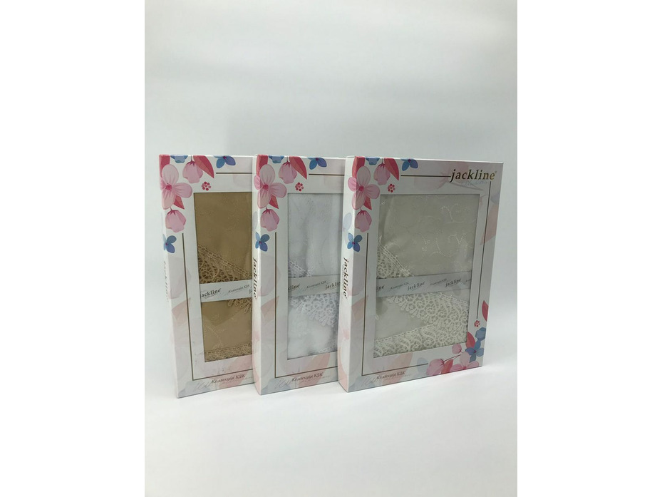 Скатерть Jackline круглая с гипюром D 160 / Activ Скатерть Jackline круглая с гипюром D 160 / Activ