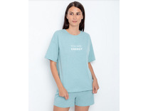 Пижама женская, футболка и шорты E 20081 / Very Neat Пижама женская, футболка и шорты E 20081 / Very Neat