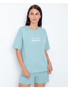 Пижама женская, футболка и шорты E 20081 / Very Neat Пижама женская, футболка и шорты E 20081 / Very Neat
