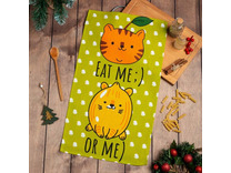 Полотенце 7077444 Eat me рогожка 35*60 / Доляна Полотенце 7077444 Eat me рогожка 35*60 / Доляна