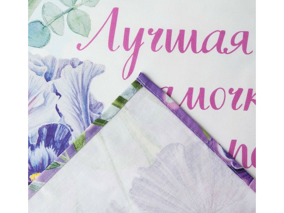 Полотенце 4682706 Лучшая мамочка в мире саржа 40*73 / Этель