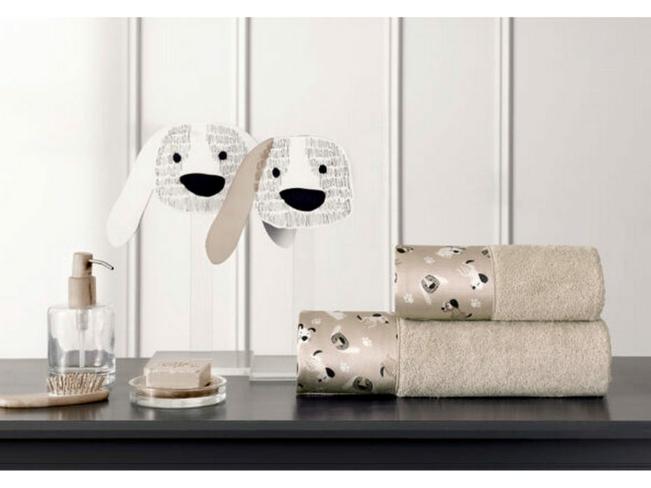 Набор полотенец Beagle махровые (50*100, 75*150) / Tivolyo Home